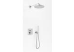 Kohlman GIXS QW210GR25 zestaw prysznicowy z deszczownicą 25cm i słuchawką w sklepie internetowym AbcLazienki.pl