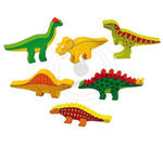 GOKI - Drewniane dinozaury - figurki drewniane - 53912 w sklepie internetowym Educco.pl