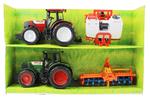Zestaw 2 Traktory + 2 Maszyny Rolnicze w sklepie internetowym Mazakzabawki.pl