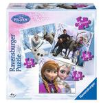 Puzzle Frozen 3w1 Przyjaciele Ravensburger w sklepie internetowym Mazakzabawki.pl