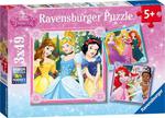 Puzzle 3x49el. Księżniczki Ravensburger w sklepie internetowym Mazakzabawki.pl