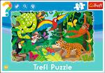 Puzzle Ramkowe 15 el Las tropikalny TREFL w sklepie internetowym Mazakzabawki.pl