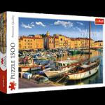 Puzzle 1500el Stary Port w Saint Tropez Trefl w sklepie internetowym Mazakzabawki.pl