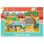 Puzzle Ramkowe 15 el Safari TREFL 31217 w sklepie internetowym Mazakzabawki.pl