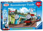 Puzzle 2x24 Tomek i Przyjaciele Ravensburger w sklepie internetowym Mazakzabawki.pl