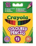 Małe Kredki Ołówkowe 12 sztuk Crayola w sklepie internetowym Mazakzabawki.pl