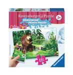 Puzzle 12el Masha i Niedźwiedź Na ryby Ravensb w sklepie internetowym Mazakzabawki.pl