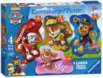 Puzzle 4w1 Psi Patrol kształty Ravensburger w sklepie internetowym Mazakzabawki.pl