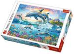 Puzzle 2000el. Wesołe delfiny Trefl 27087 w sklepie internetowym Mazakzabawki.pl