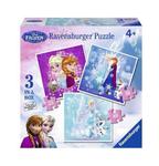 Puzzle 3w1 Kraina Lodu Frozen Ravensburger w sklepie internetowym Mazakzabawki.pl