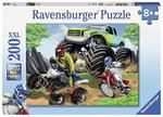 Puzzle 200 XXL Moc pojazdów Ravensburger w sklepie internetowym Mazakzabawki.pl