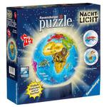 Puzzle 72 el. Globus podświetlany Ravensburger w sklepie internetowym Mazakzabawki.pl