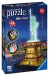 Puzzle 3D Statua Wolności, noc Ravensburger w sklepie internetowym Mazakzabawki.pl