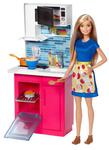 Lalka Barbie w kuchni akcesoria Mattel DVX54 w sklepie internetowym Mazakzabawki.pl