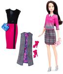 Barbie Fashionistas lalka z ubrankami DTD96 w sklepie internetowym Mazakzabawki.pl