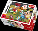 Puzzle mini 54 el. Myszka Miki 4 wzory Trefl w sklepie internetowym Mazakzabawki.pl