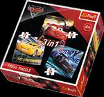 Puzzle 3w1 Cars Auta 3 Legendy Wyścigu Trefl w sklepie internetowym Mazakzabawki.pl