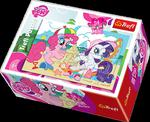 Puzzle mini 54 el. 4 wzory Kucyki Pony MLP w sklepie internetowym Mazakzabawki.pl