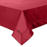 Obrus 145 x 260 Dekoracyjny Velvet Bordo w sklepie internetowym Lozkoholicy.pl