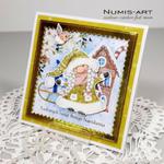 Kartka świąteczna Boże Narodzenie - zielona w sklepie internetowym Numis-art