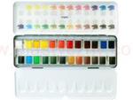 Komplet farb akwarelowych AQUAFINE METAL Daler-Rowney 24 szt w sklepie internetowym Sklep Plastyczny