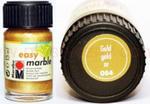 Farba do marmurkowania Easy Marble Marabu 15 ml - 084 Gold, malowanie na wodzie w sklepie internetowym Sklep Plastyczny