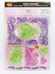 Stempel silikonowy Viva 076 \"Scrible heart\" w sklepie internetowym Sklep Plastyczny