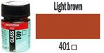 Farba do szkła Talens Amsterdam Deco Glass 401 Light brown 16 ml w sklepie internetowym Sklep Plastyczny