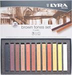 Pastele suche Lyra brown tones hard pastels 12 szt w sklepie internetowym Sklep Plastyczny