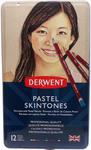 Pastele suche w ołówku Derwent Skintones Komplet 12 kolorów opakowanie metalowe w sklepie internetowym Sklep Plastyczny