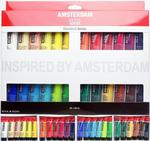 Amsterdam Talens, komplet farb akrylowych 24x20 ml w sklepie internetowym Sklep Plastyczny
