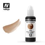 Aquarela Liquida - akwarela w płynie Vallejo 32 ml 640 deep brown w sklepie internetowym Sklep Plastyczny