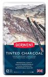 Komplet węgli kolorowych Tinted charcoal 12 Derwent w sklepie internetowym Sklep Plastyczny