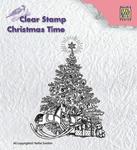 Stempel akrylowy Nellies Choice CT017 Christmas tree with gifts w sklepie internetowym Sklep Plastyczny