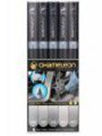 Komplet markerów Chameleon 5 grey tones szarości w sklepie internetowym Sklep Plastyczny