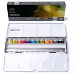 Komplet farb akwarelowych Winsor&Newton professional black box 12 kol w sklepie internetowym Sklep Plastyczny