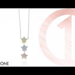 Srebrny naszyjnik 925 gwiazdki łańcuszek ankier w sklepie internetowym giouno.com