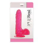 Dildo-JELLY DILDO REAL RAPTURE PINK 8"""""""""""""""" w sklepie internetowym Sekrecik