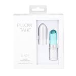 Pillow Talk - Lusty Luxurious Flickering Massager Teal w sklepie internetowym Sekrecik