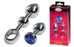 MALESATION Alu-Plug with handle & crystal small, chrome w sklepie internetowym Sekrecik