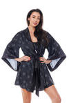 Peniuar Aster Robe Black w sklepie internetowym Sekrecik