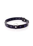 Fetish B - Series Collar - 2 cm navy blue crystal w sklepie internetowym Sekrecik