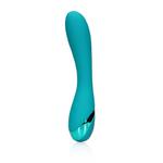Smooth Silicone G-Spot Vibrator - Teal Blue w sklepie internetowym Sekrecik