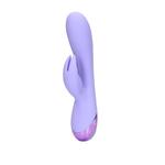 Smooth Silicone Rabbit Vibrator - Digital Lavender w sklepie internetowym Sekrecik