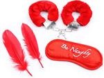 Fetish Fever - Bondage Set - 4 pieces - Red w sklepie internetowym Sekrecik