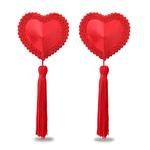 Reusable Red Heart Tassels Nipple Pasties w sklepie internetowym Sekrecik