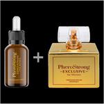 PheroStrong EXCLUSIVE for Women - Perfumy 50ml + Concentrate 7,5ml - Perfumy z Feromonami + Bezzapachowy Koncentrat Feromonów w sklepie internetowym Sekrecik