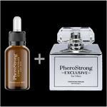 PheroStrong EXCLUSIVE for Men - Perfum 50ml + Concentrate 7,5ml - Perfumy z Feromonami + Bezzapachowy Koncentrat Feromonów w sklepie internetowym Sekrecik