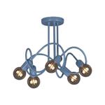 Malva lampa sufitowa 5-punktowa niebieska K-4517 w sklepie internetowym Multilampy.pl