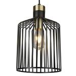 Bird Cage lampa wisząca 1-punktowa czarna 9413BK w sklepie internetowym Multilampy.pl